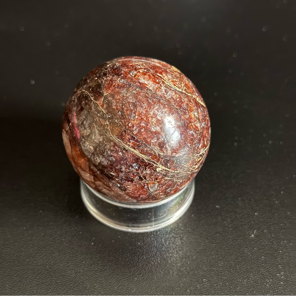 Fire Quartz Crystal Sphere